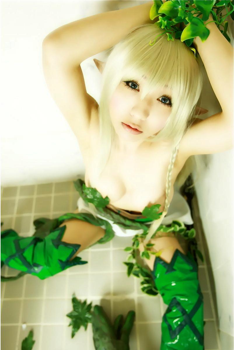 [Cosplay]  Queens Blade  Echidna & Alleyne Vs Tentacles SP2